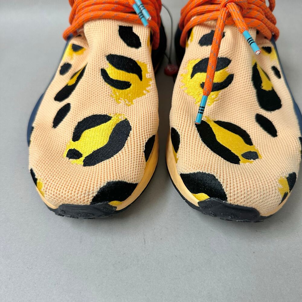 adidas x‎ Pharrell Hu NMD Sneakers in Animal Print Amber Mens US Size 9 - Picture 4 of 16